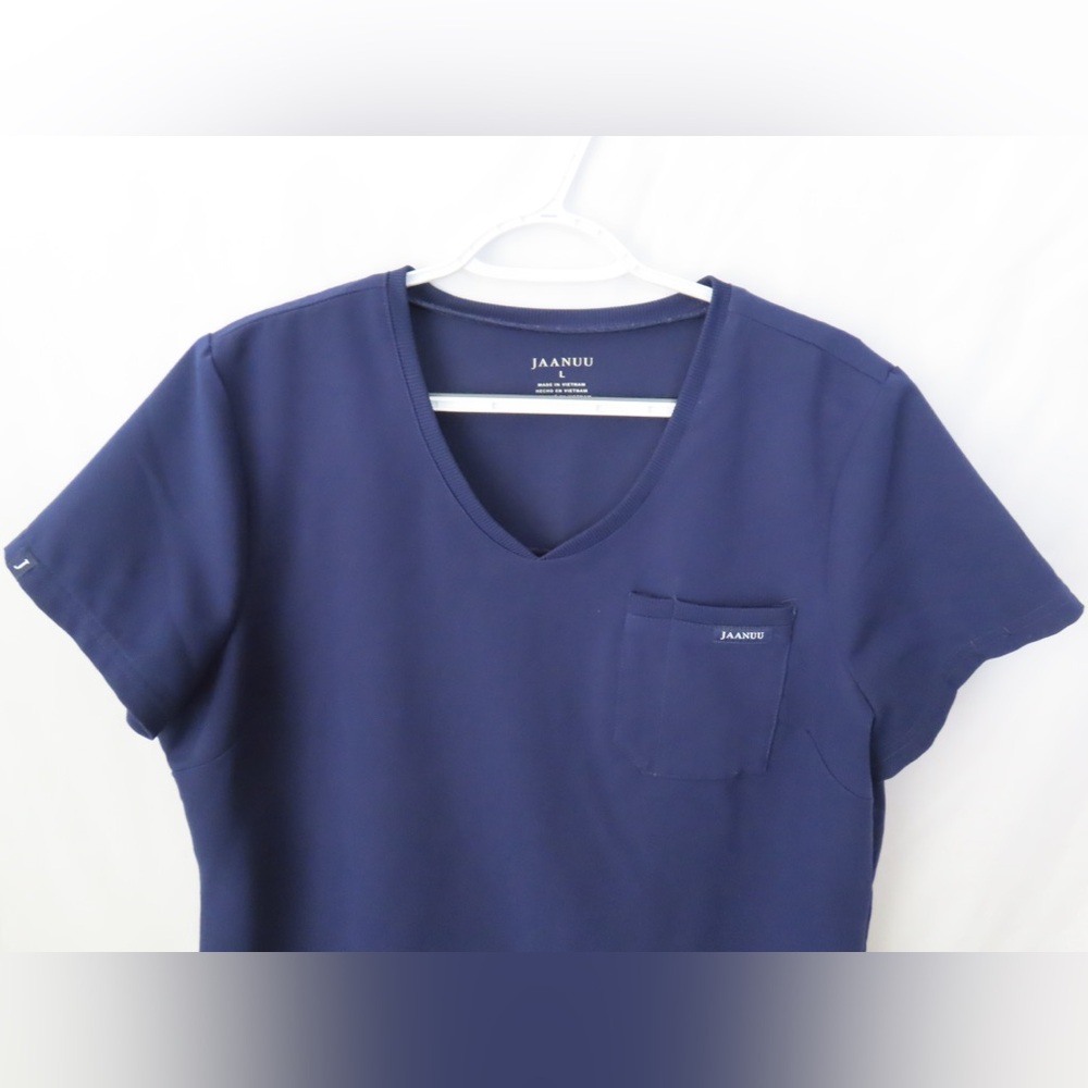 Jaanuu Women's Classic Navy Short Sleeve Top
